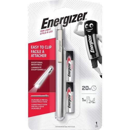 Energizer Metal Penlight E301002400 Penlight LED werkt op batterijen 35 lm 20 h 50 g