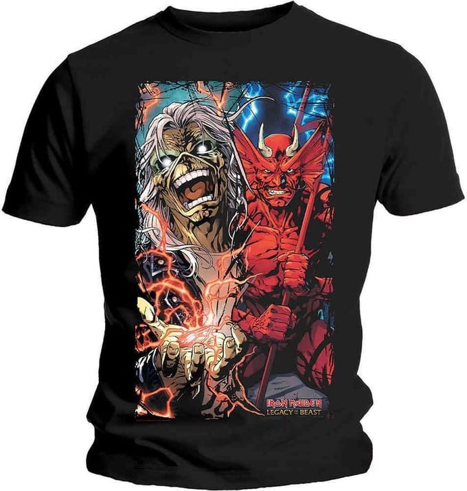 Iron Maiden - Duality Heren Tshirt - 2XL - Zwart