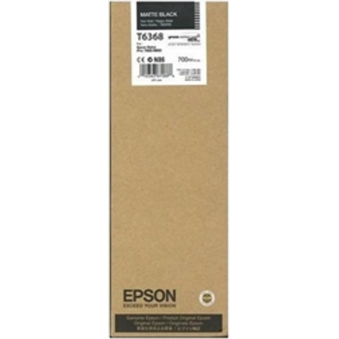 Epson T6368 inktcartridge mat zwart hoge capaciteit (origineel)