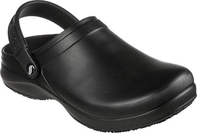 SKECHERS RIVERBOUND Werkschoenen Veiligheidsschoenen Heren Clog 200092EC BLK Zwart