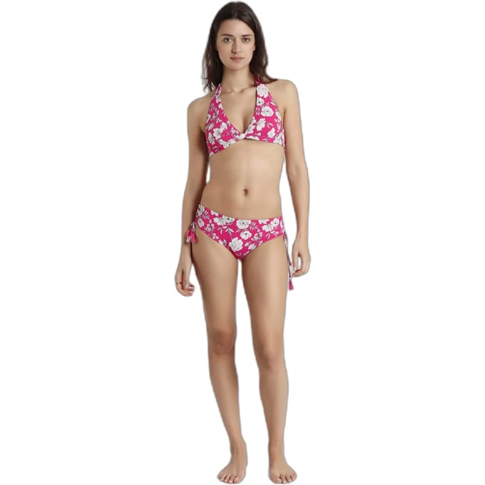 Twee delige bikini met halter en bloemen voor dames Admas