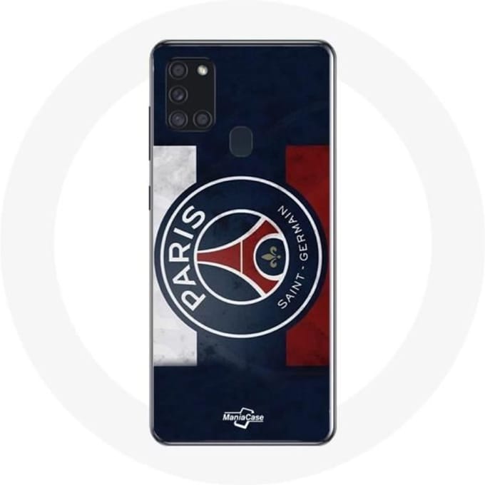 Hoesje - Maniacase - Samsung Galaxy A21S - Flexibel - PSG Logo - Bescherming