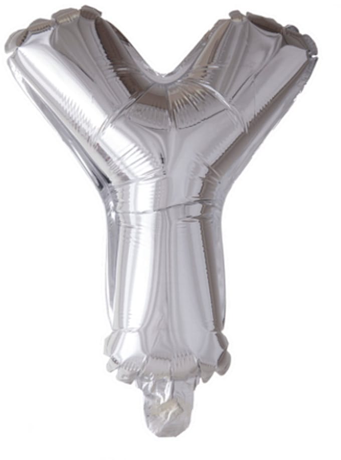 Folie Ballon Letter 40″ Y - Zilver