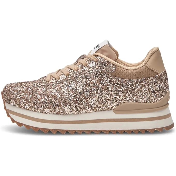 Damestrainers Woden Ronja Plateau Glitter