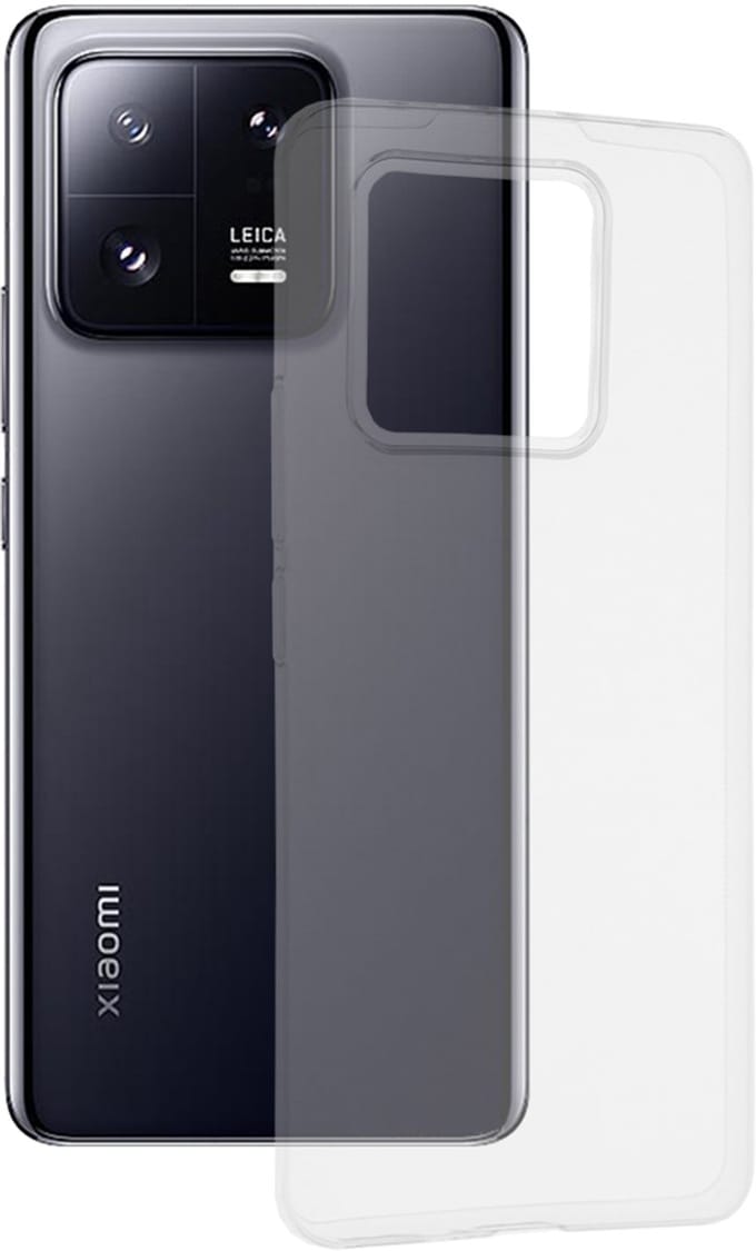 Hoesje geschikt voor Xiaomi 13 Pro - Techsuit Clear Silicone Back Cover - Transparant