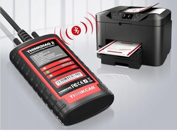 THINKCAR THINKDIAG 2 CAN FD OBD2 Scanner - Alle Systemen Diagnose, 15 Reset Diensten, ECU Coderen, Met 1 Jaar Software Abonnement