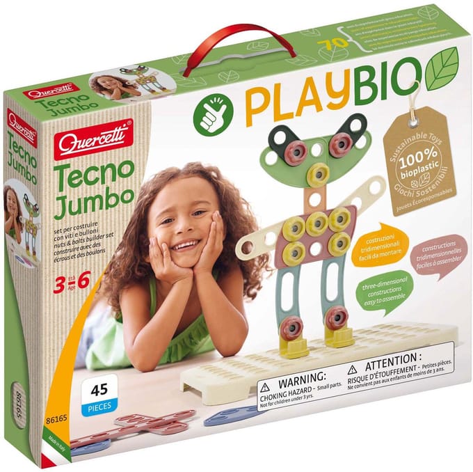 Quercetti PlayBio Tecno Jumbo construction set (45 pieces)