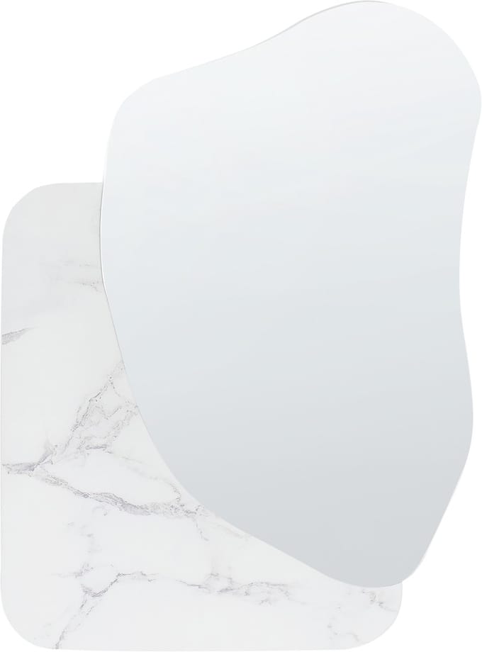 ARVERT - Wandspiegel - Wit - MDF