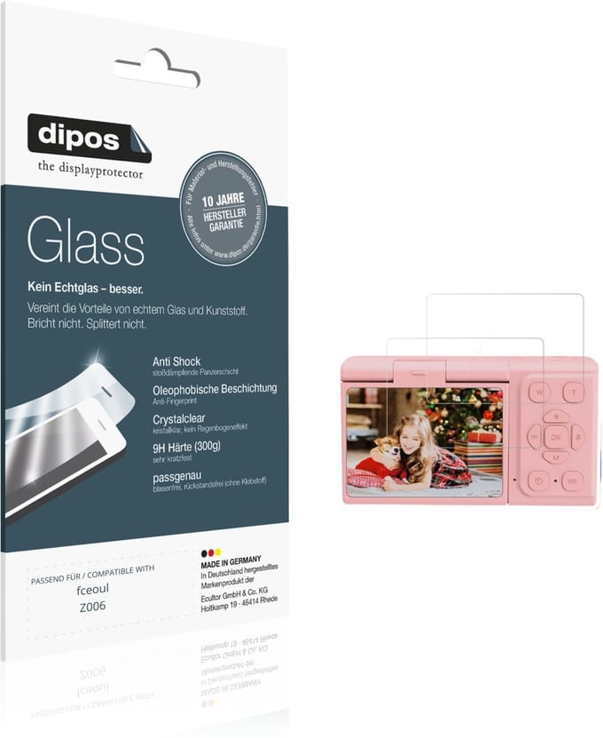 dipos – 2x Pantserfolie geschikt voor fceoul Z006 | 9H Screenprotector