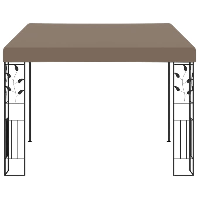 vidaXL - Wandprieel - 3x3x2,5 - m - taupe