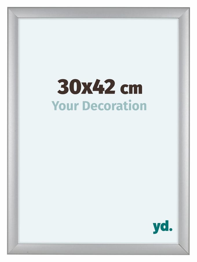 Your Decoration - Fotolijst 30x42 cm - MDF - Zilver Mat - Como
