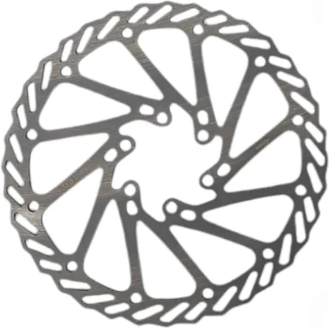 remschijf Disk Rotor 160 mm 6-punts staal zilver