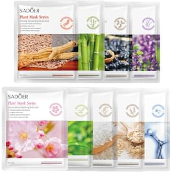SADOER - Plant Extract Series Moisturizing Mask - 9 Types Greentea - 25g