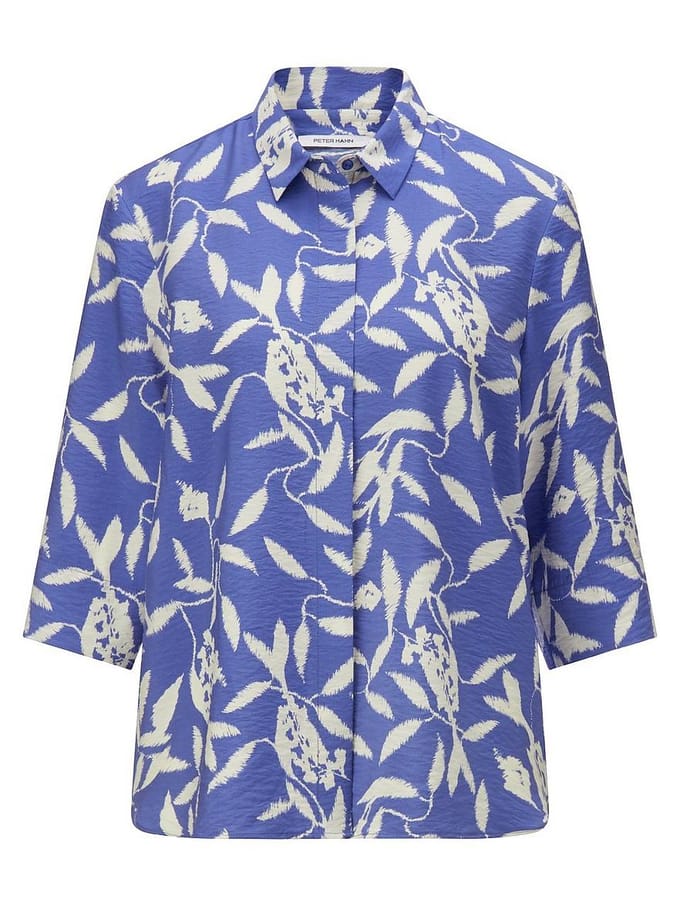 Blouse Van Peter Hahn blauw