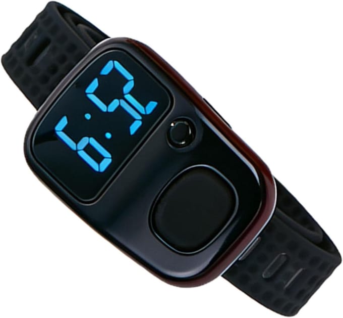 Digitale Teller - Clicker Stopwatch - Industrieel Gebruik - Oplaadbaar LED Scherm - 40 x 28 mm - Zwart