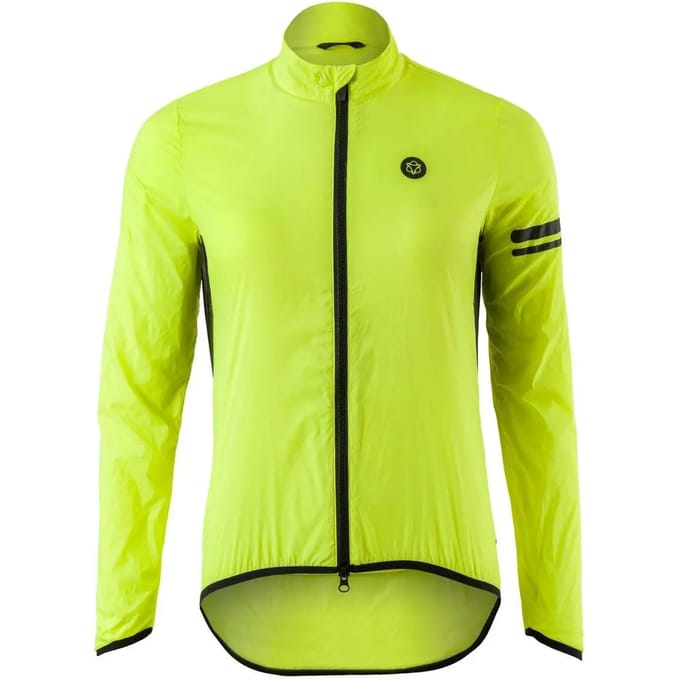 AGU Wind Fietsjack II Essential Dames - Geel - L - Winddicht - Two-way Rits