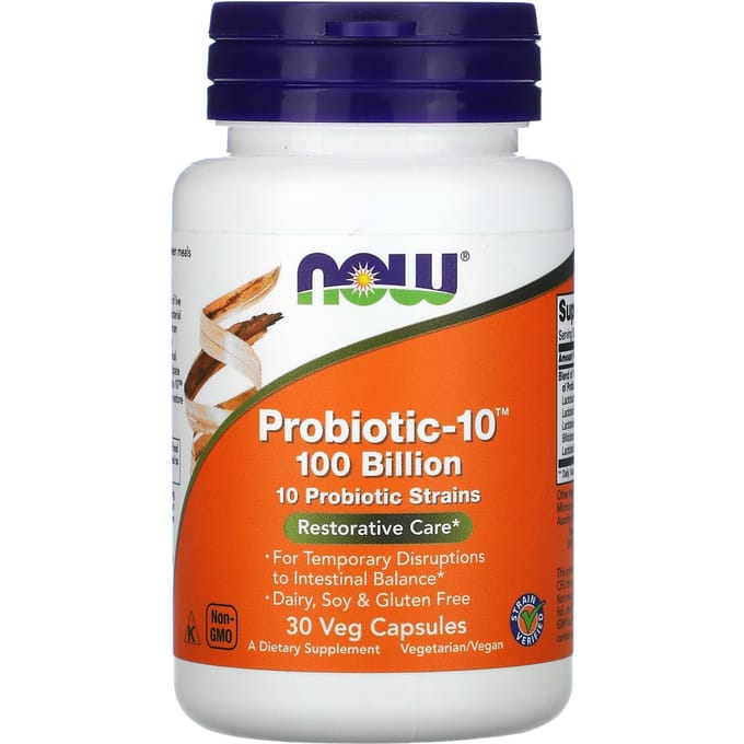 NOW Foods - biotics-10, 100 Billion - 30 vegacaps