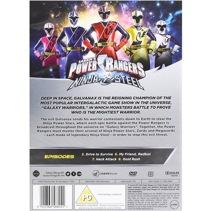 Power Rangers Ninja Steel - Survive (Volume 2) afleveringen 5-8