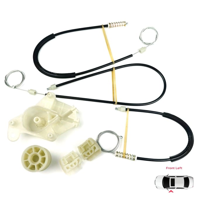 BWR237 Reparatieset voor de regelaar van de elektrische raamheffer, linker voordeur voor VW Transporter T5 Caravelle Multivan 2003-2015 7H0837753