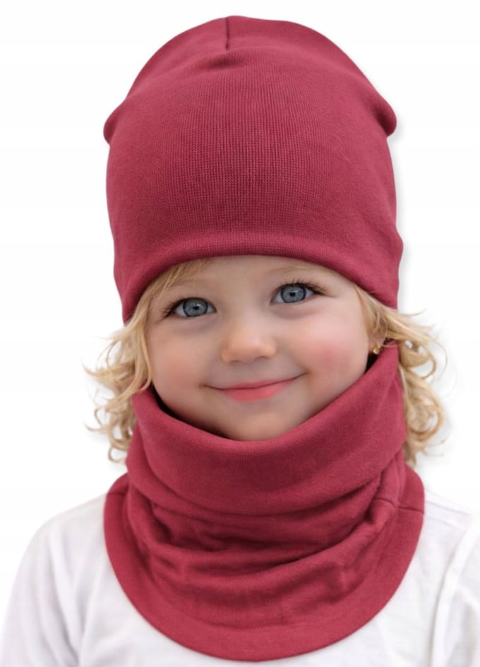 Dartomik - Kinderset - Czapka + Komin - 52/56 - Oeko-Tex