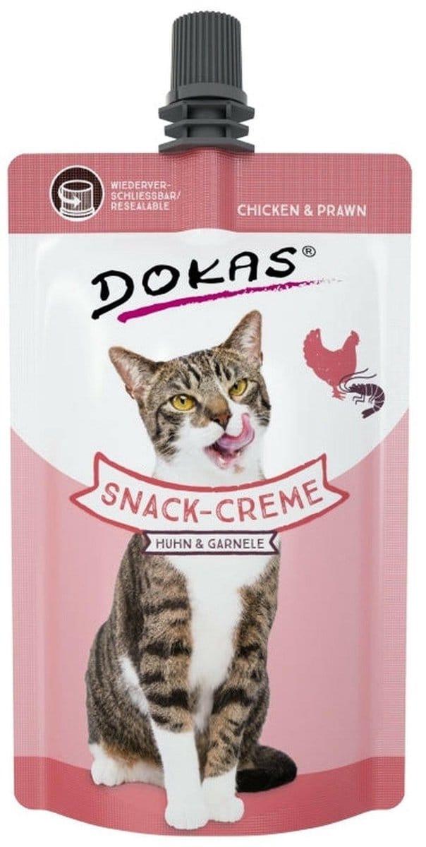 Dokas Snack Crème Kip & Garnaal - 90g