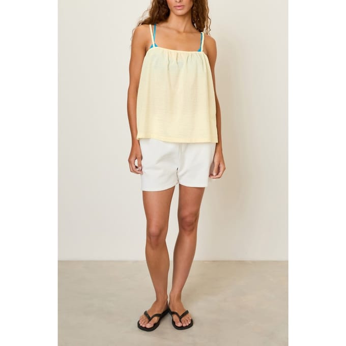 American Vintage Elyza Top Rayures Vanille Größe: L | Tanktops Outlet | Damen