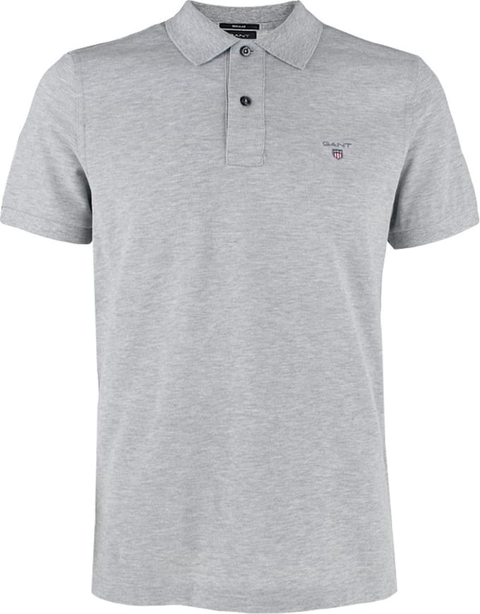 GANT heren original polo shirt pique rugger grijs