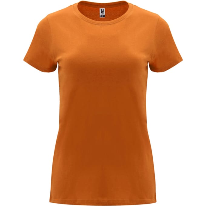 Roly Dames/Dames Capri T-Shirt (Oranje)