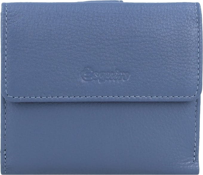 Esquire Leren Portemonnee Viktoria Little Wallet Dove Blue Lichtblauw