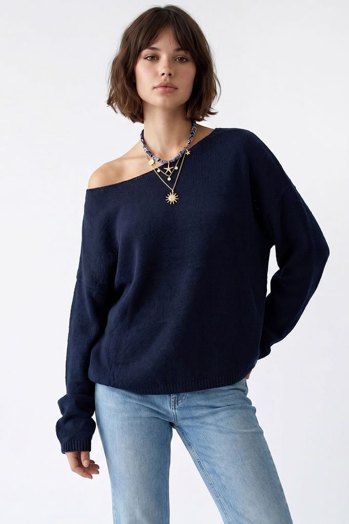 Oversized Bootletter Trui