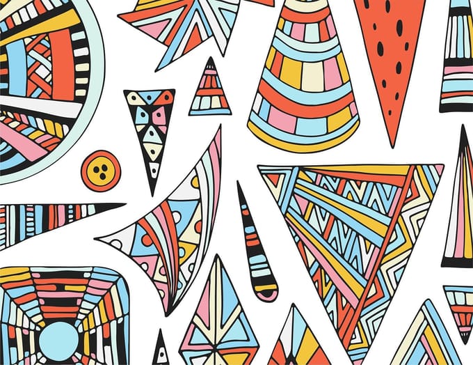 TMK ArtDeko - Snijplank - Pop Art - 52x40 cm - Glas