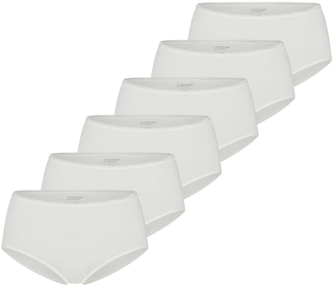 uncover by Schiesser Dames midi slip 6 pack Basic