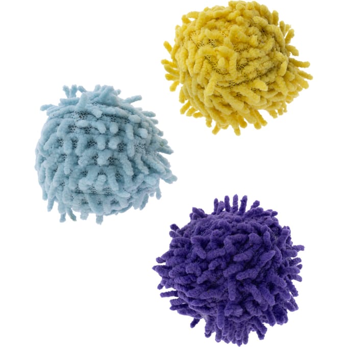 3x TIAKI pompom ballenset met kattenkruid kat