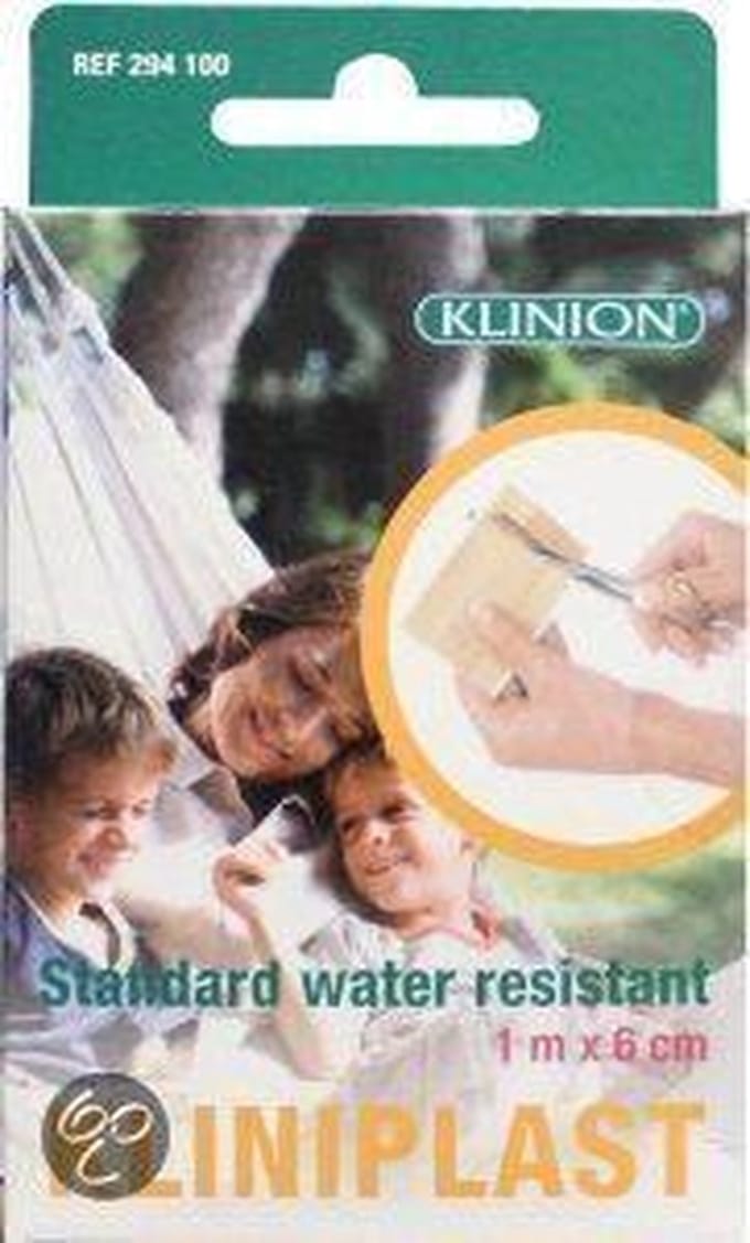 Kliniplast Standaard - 1 m x 6 cm - Pleisters