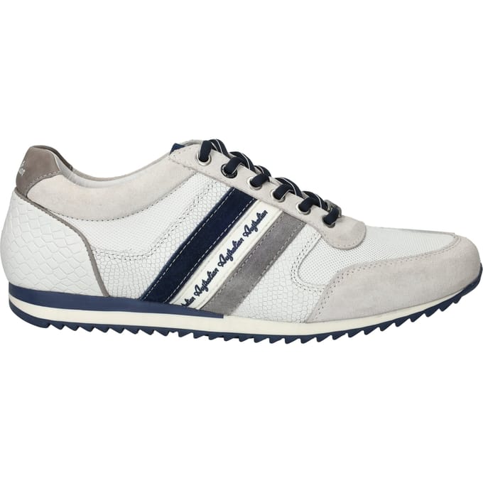 Australian Camaro Lage sneakers - Leren Sneaker - Heren - Wit - Maat 46