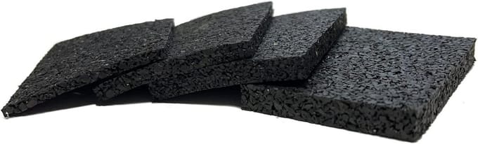 40 Terraspads Assortiment in 4 Dikte (90x60mm) voor Terrasbouw en Steldragers