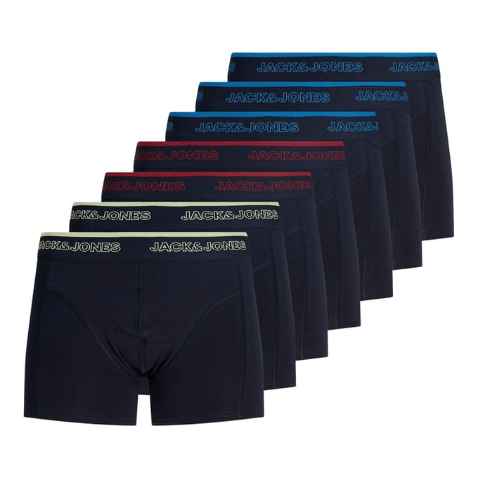 JACK&JONES - JACADRIAN SOLID TRUNKS 7 PACK Heren Onderbroek