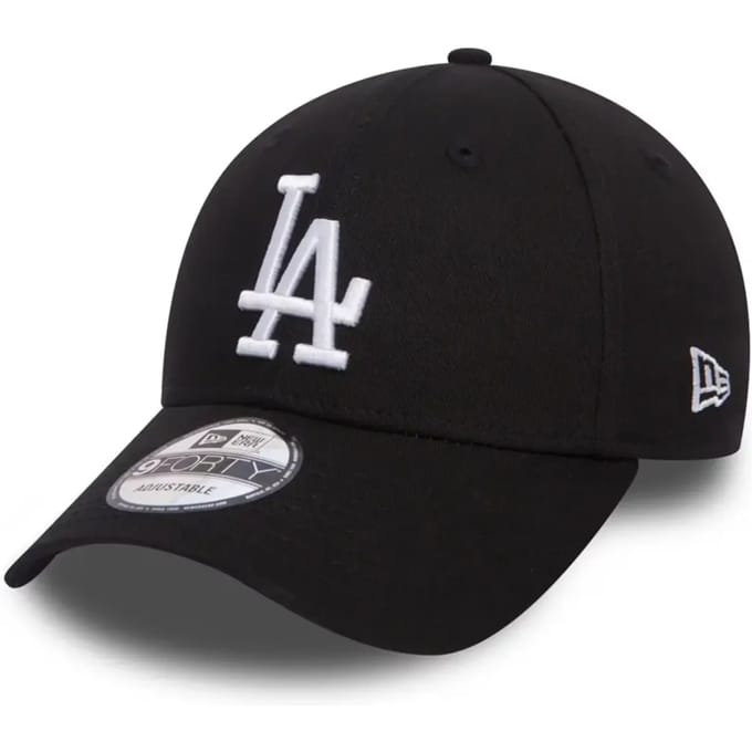 New Era pet LA Dodgers zwart-wit - verstelbare baseball cap.