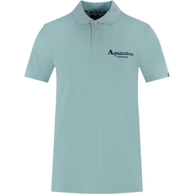 Aquascutum London Classic Light Blue Polo Shirt