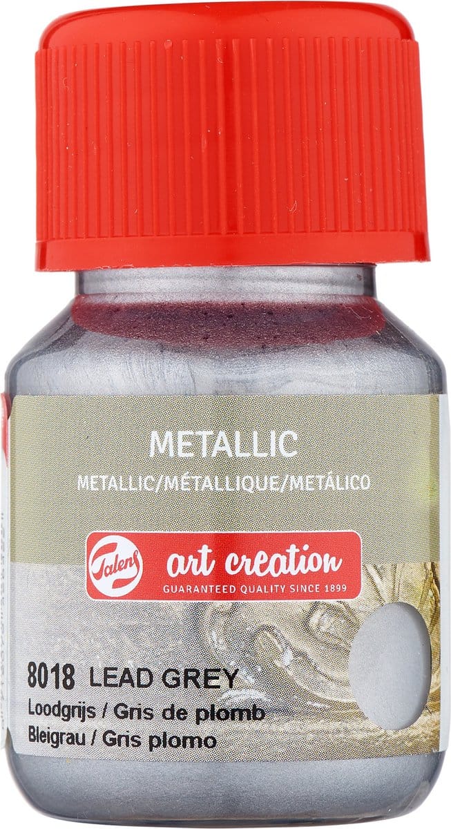 Metallic Verf - 8018 Loodgrijs - Art Creation - 30 ml