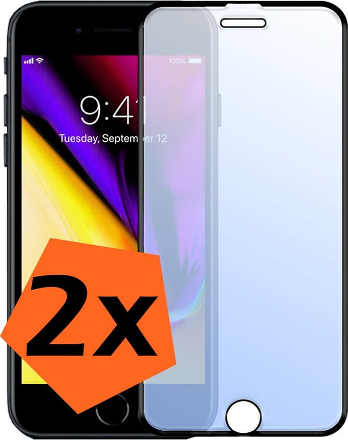 Screenprotector Geschikt voor iPhone 6 Screenprotector Bescherm Glas - Screenprotector Geschikt voor iPhone 6 Screen Protector Tempered Glass Full Screen Full Cover - 2 PACK