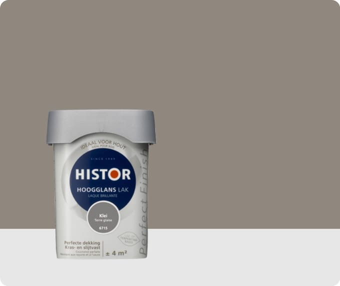 Histor Perfect Finish Lak Hoogglans 0,25 liter - Klei