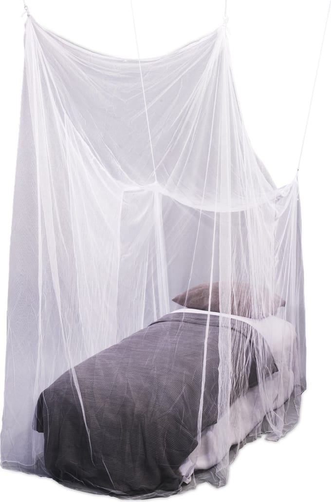 Deconet klamboe OBLIQUE - WIT- L210cm x H120cm én H200cm x B100cm 1 pers