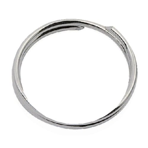 Sleutelring D: 25mm, 100 stuks