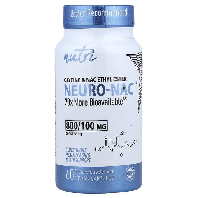 NEURO-NAC™, Glycine & Ester Éthylique de NAC, 60 Capsules Végétales