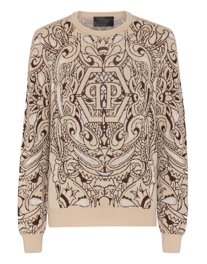 Pullover Ronde Hals Paisley