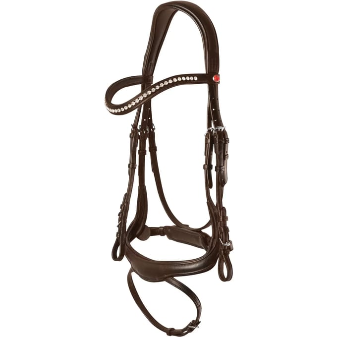 Gecombineerd hoofdstel met neusriem Kieffer Ultrasoft® Amy