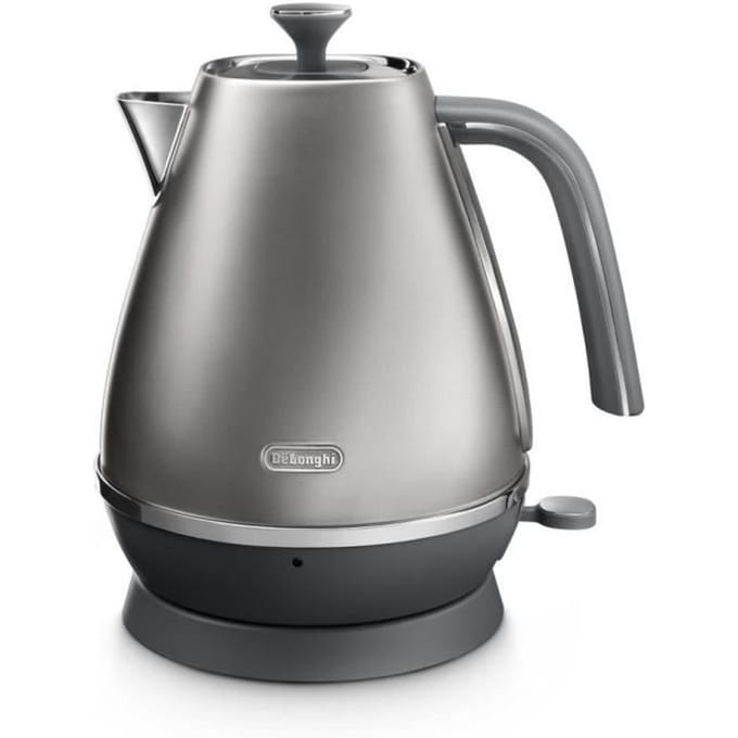 Bouilloire - DELONGHI - KBI2001.S - 2000 W - 1,7 L - Métal mat / Détails chromé