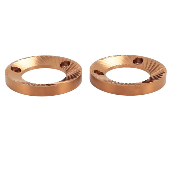 2 STUKS Koffiemolen Platte Braam 64mm Titanium Gecoat Multifunctionele Platte Braam voor DF64 DF64P DF64E beige