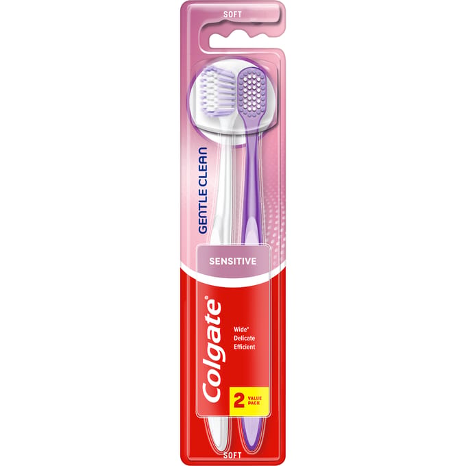 Colgate Gentle Clean Sensitive Soft Toothbrush 2 st